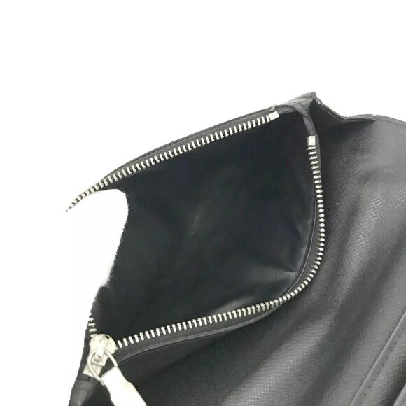 291226AZ (L3) Louis Vuitton Wallet Long Porte Feiulle Brazza Black Damier Graphi - Picture 6 of 9